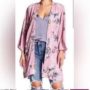 Cotton On-Floral/Bird Print Flowy Lightweight Kimono Sz XS/S